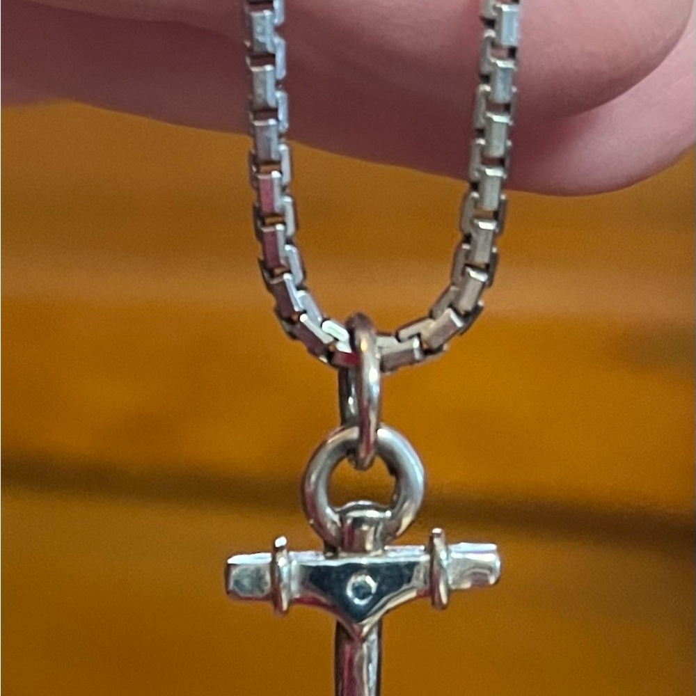 Nautical Sterling Silver Anchor Pendant! - Picture 3 of 5